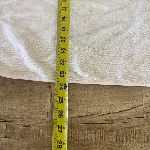 Vintage Disney MINNIE MOUSE pink Cotton Beach Towel J D Franco 44” x 23” VGUC - Picture 6 of 6